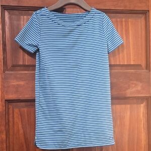 Vineyard Vines Blue Striped Dress 3t Girl